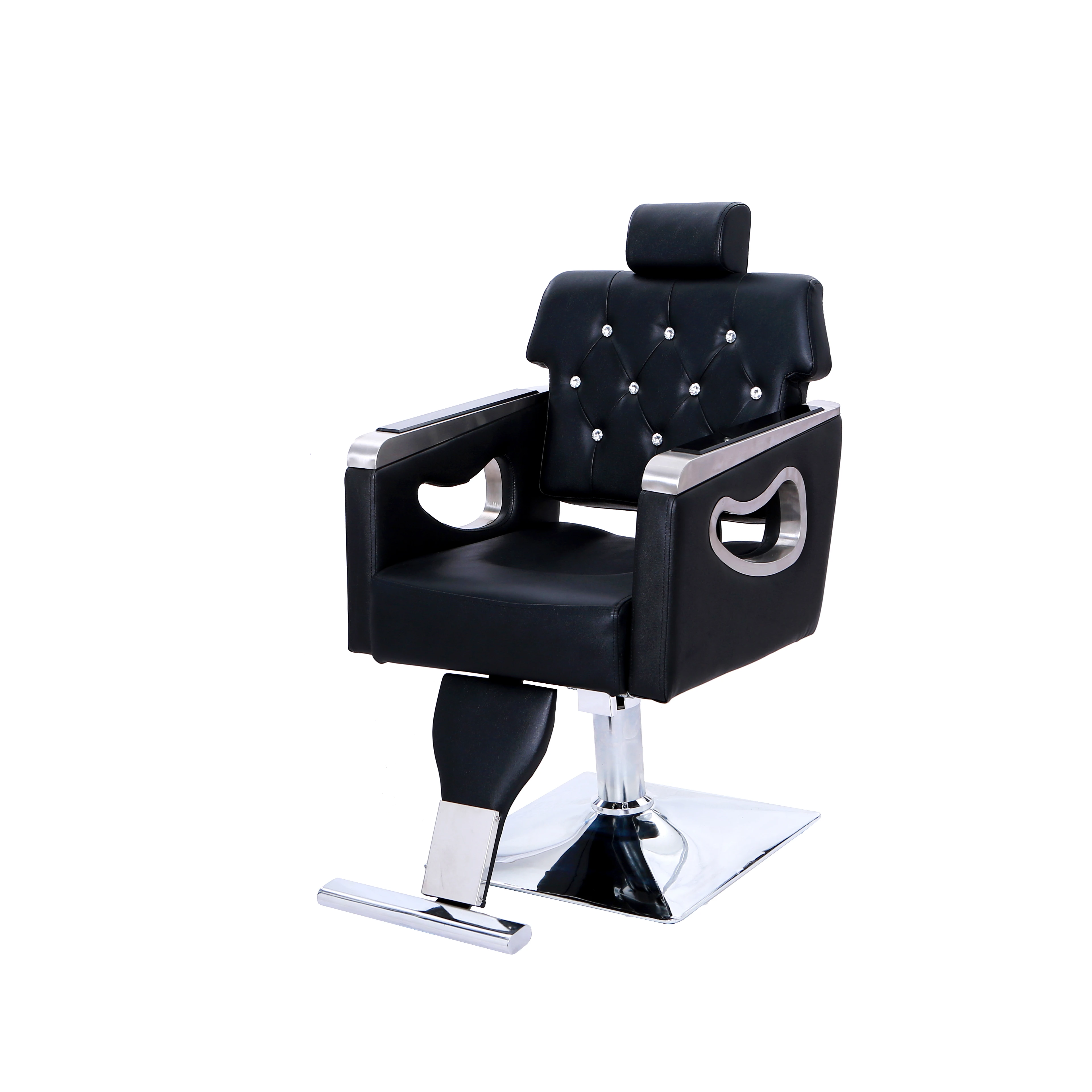 

New Design Salon Equipments Wholesale Hair Anti Fatigue Barber Chair Adjustable Salon Shop Style Chair
