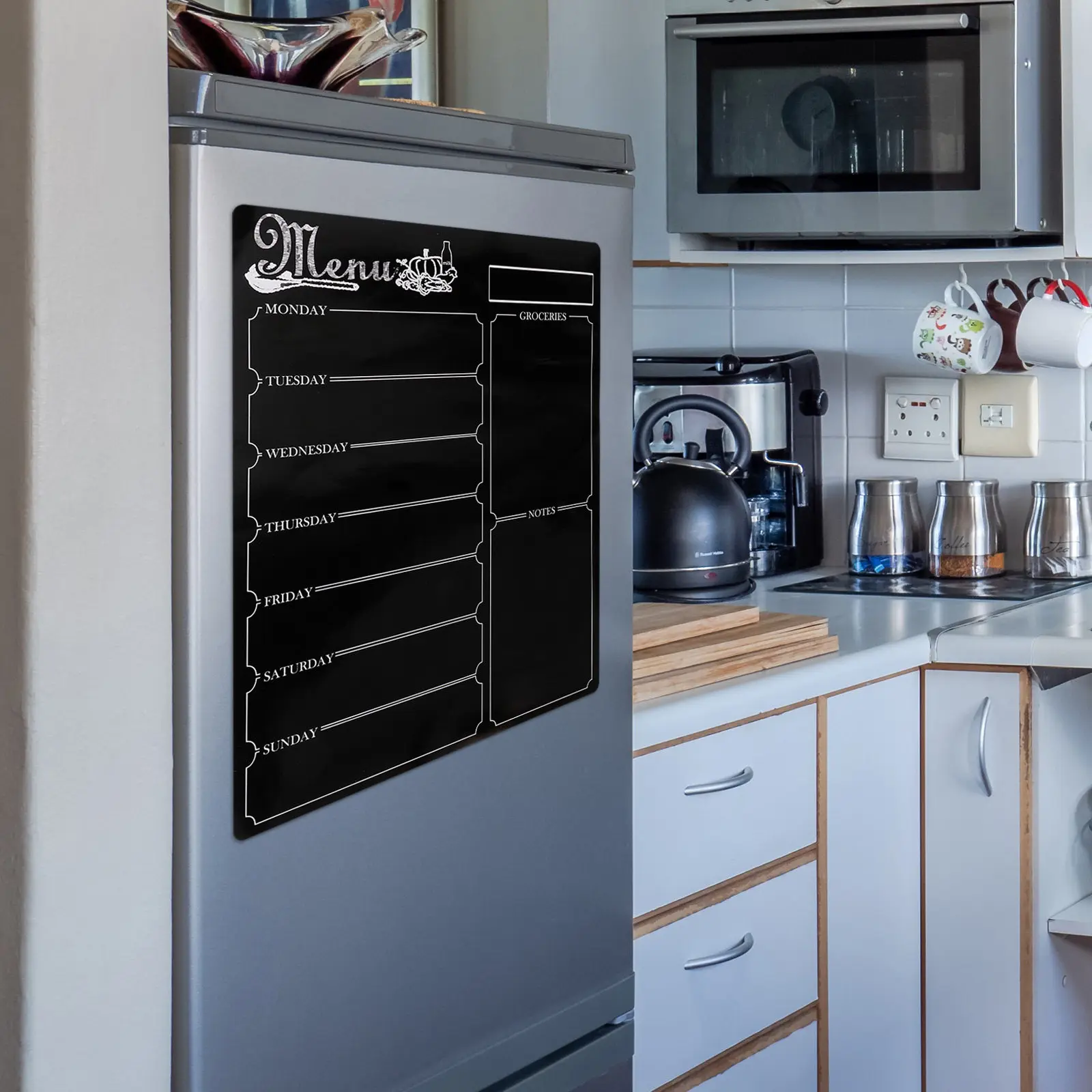 

Magnetic Meal Planner Weekly Calendar Notepad Grocery Shopping List Refrigerator Diet Food Journal Meal Organizer