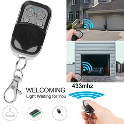 433MHz 4CH Remote Control Duplicator Key Fob Distance Remote Control 433.92MHZ Clone For Garage Door Gate With 12V 27A Battery
