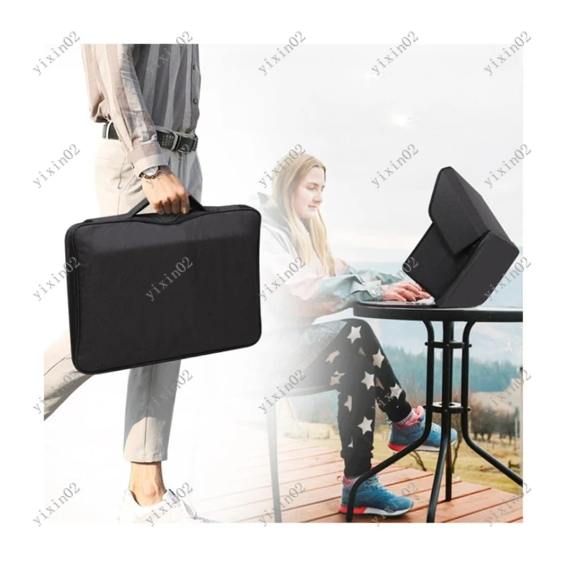 Foldable Laptop  Shade Cover Portable Privacy Protector for Outdoor Notebook Use (PC not included)