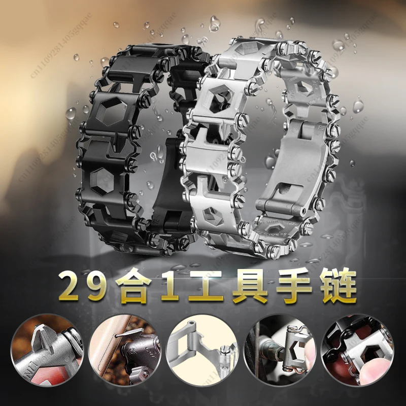 Multifunktions-Armband für Männer, Outdoor-Ausrüstung, Überlebens-Armband, Zubehör – Detail 4