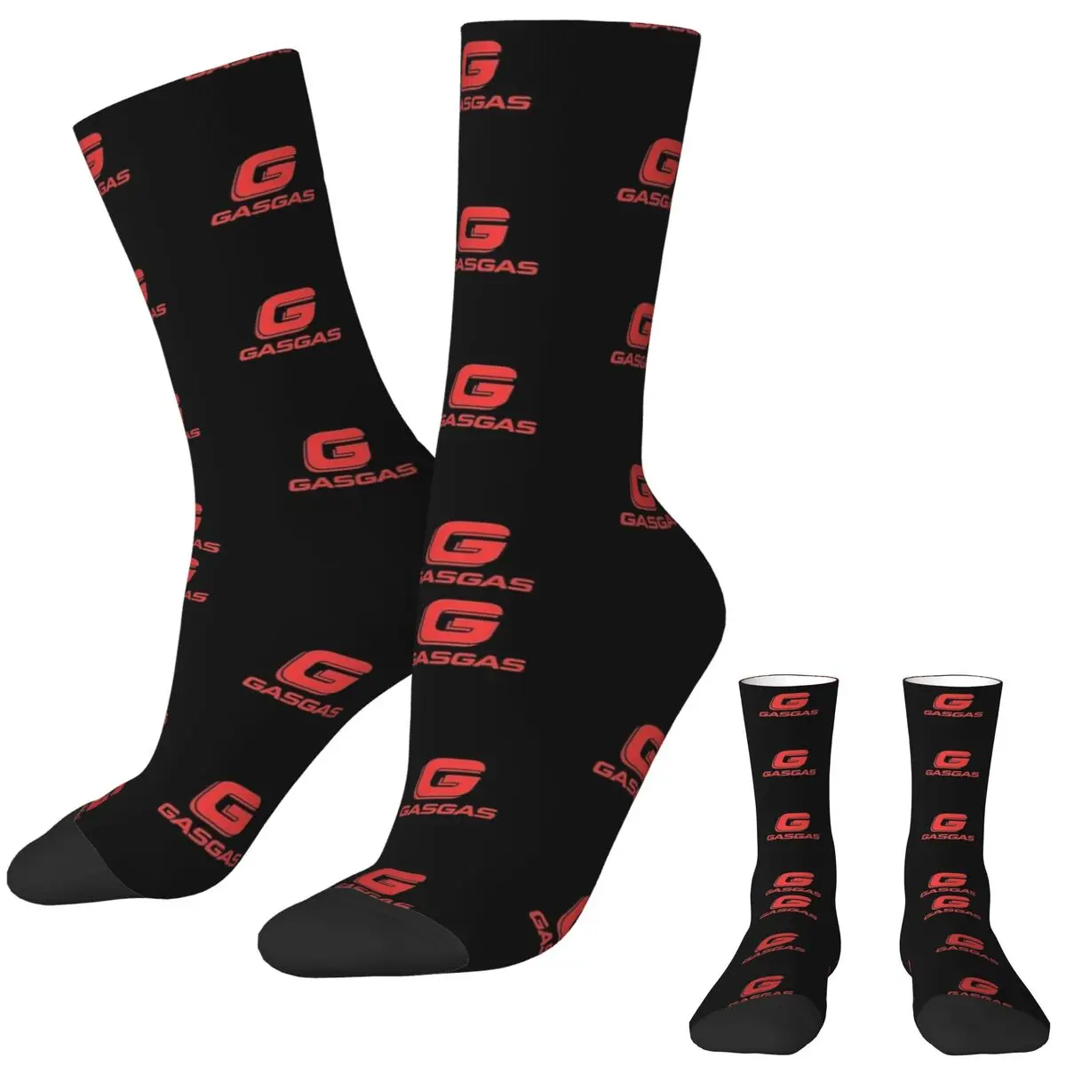 GasGas Stockings motorcycle Graphic Casual Socks Autumn Anti Slip Socks Men's Cycling Comfortable Socks