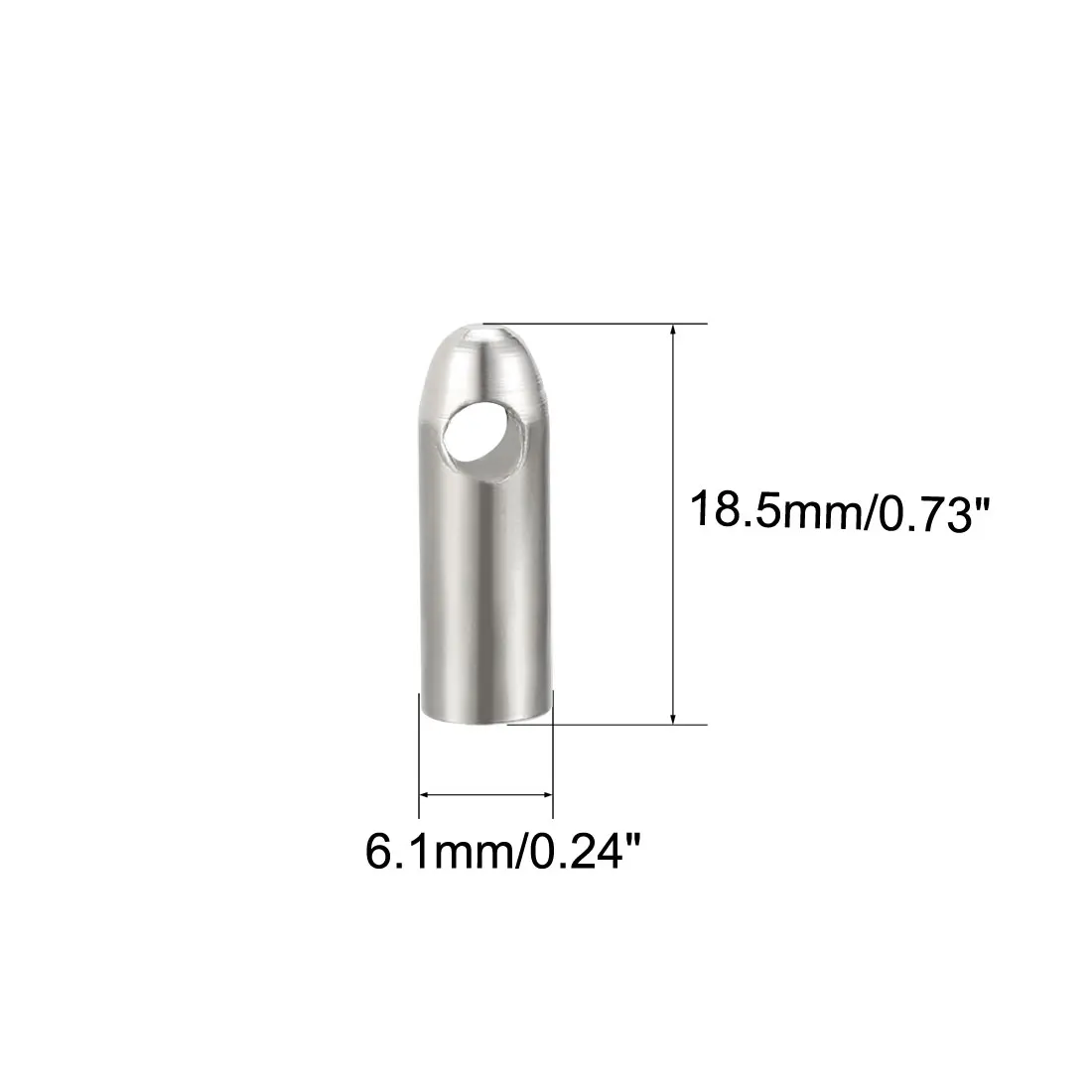 1/2/5pcs Fish Tape Replacement Leader Warhead for 3.5mm-6.5mm Flexible Fish Tape Wire Threader