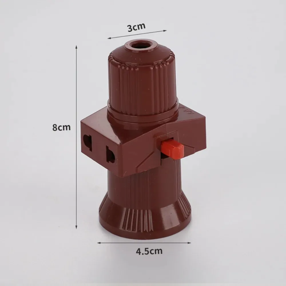 

Винтажный патрон для лампы E27, детали и аксессуары для освещения, 110В-240В, с выключателем для удобного управления и установки лампы