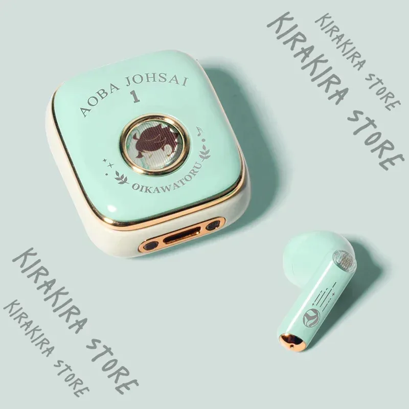 하이큐의 오이카와 투루!! 블루투스 헤드셋 애니메이션 카와이 이어폰 코스프레 이어폰 생일 선물 만화 제품 장식품 pr