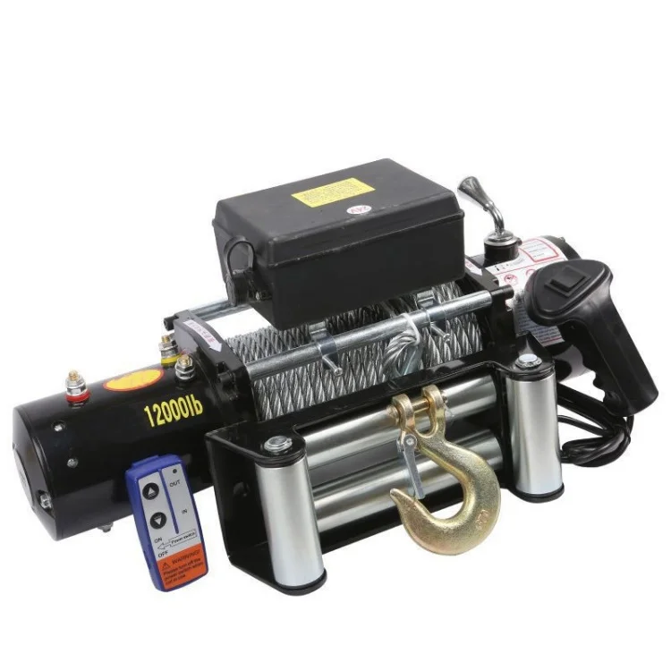 

3000lbs 24v Steel Electric Winch for 4x4 Off-Road Car Discovery Remote Control Kits Other Rope Winches Car Discovery Electric