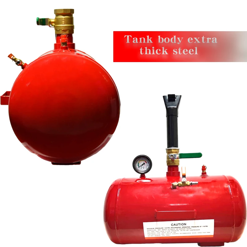 Portable Pneumatic Tire Inflator Pump Blaster Sealer Inflator Spray