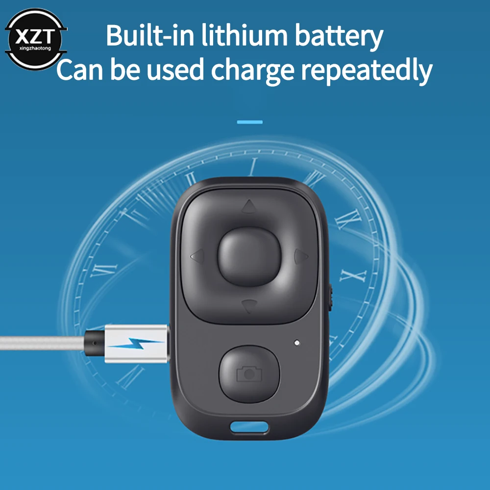 سماعة لاسلكية تعمل بالبلوتوث-متوافق مع جهاز التحكم عن بعد زر تحكم الموقت الذاتي كاميرا عصا مصراع الإصدار الهاتف Selfie ل Tik Tok