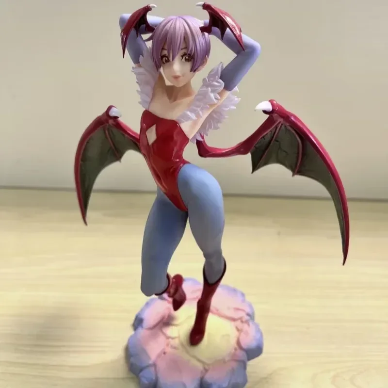 Darkstalkers Morrigan Lilith Felicia Anime Figure 1/7 Vampire Statue Model Toy Collectible Desktop Pc Case Ornaments Adult Gift - view 5