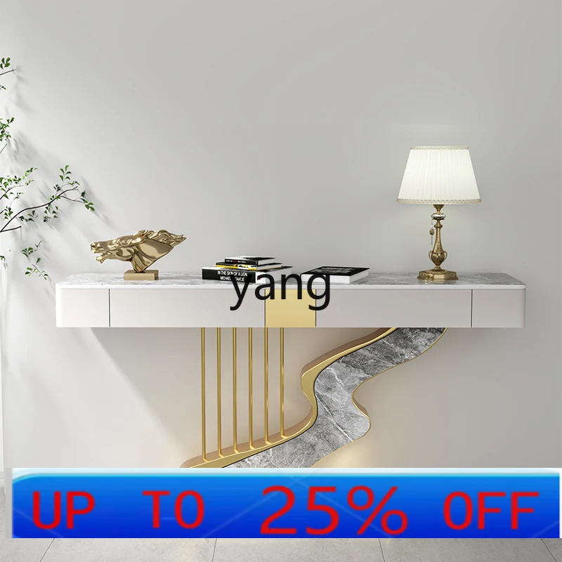 

CX light luxury piano type modern fashion simple wall art foyer semicircular decorative cabinet