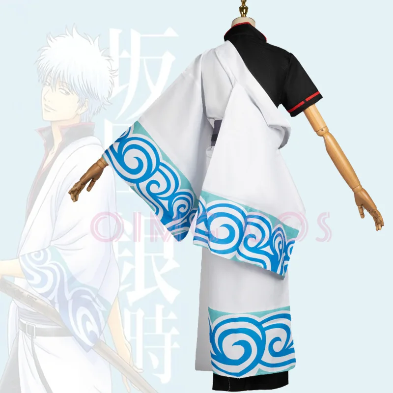 Gintama Cosplay Sakata Gintoki Costume Adult Carnival Uniform  Anime Halloween Party Costumes Masquerade Women Game