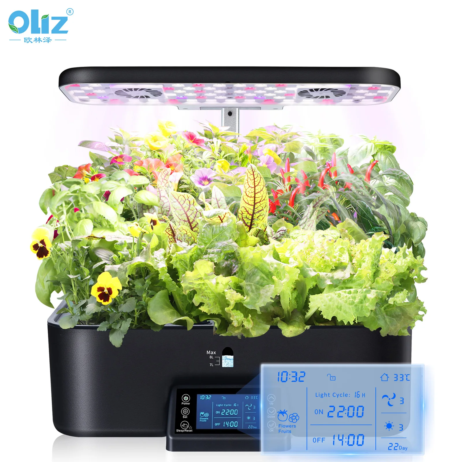 AOLIVIYA Full Spectrum Hydroponic Planter Intelligent Plant Growth Machine For Vegetable Garden Indoor Farming Specialty Tools