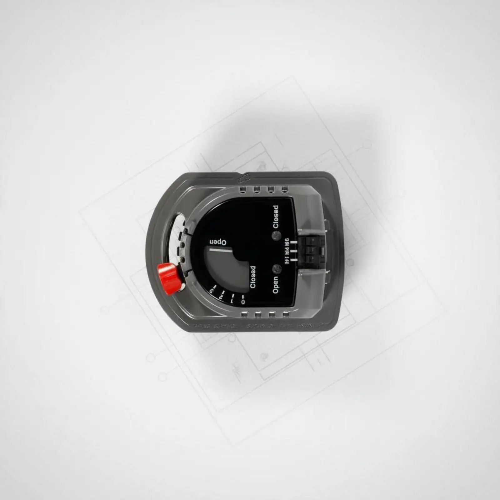 24V Zone Damper Actuator Replacement for M847D1004 HVAC Ventilation Damper Motor with Position Indicator for Climate Control
