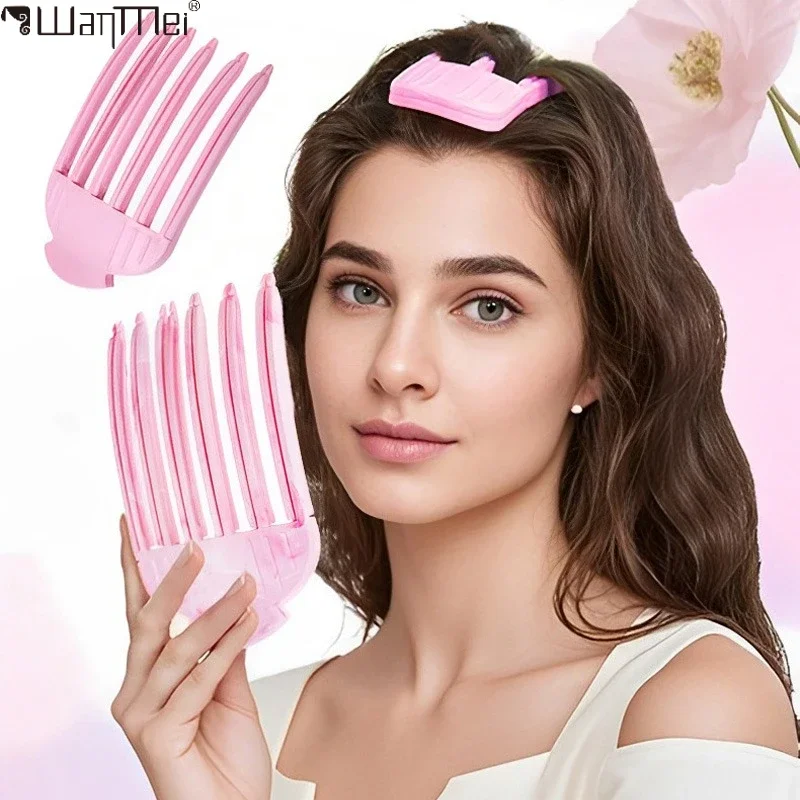 1/2pcs Fluffy Hairpin Curling Bangs Clips Hair Roots Volumizing Hair Clips Women Curling Fixed Shape Clips Fashion Hair Roller