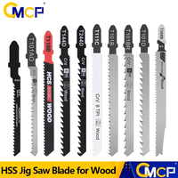 CMCP 1pc T-Shank Jigsaw Blade HCS Assorted Jig Saw Blade for Wood Plastic and Metal Wood Cutting Tools
