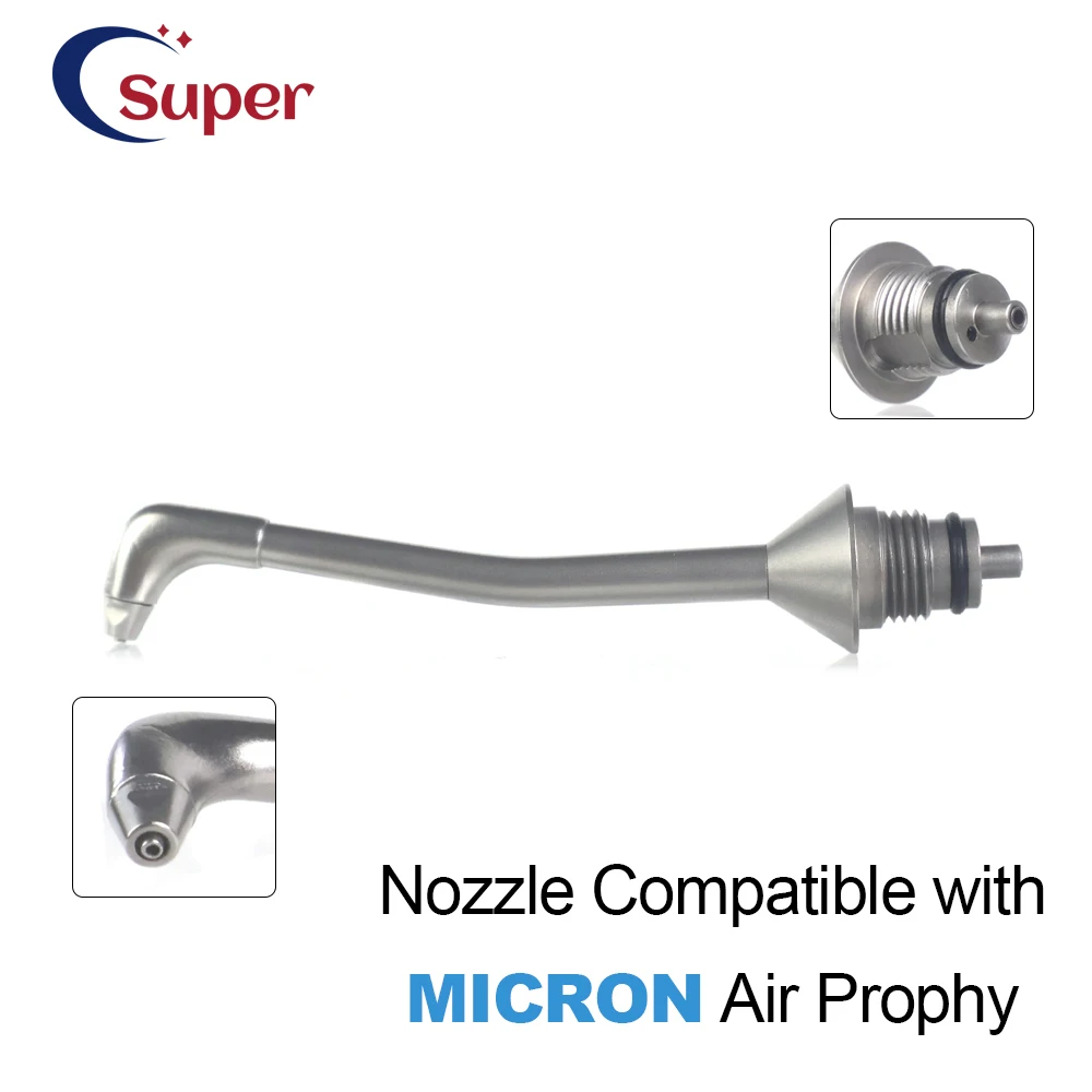 

Dental Nozzle Compatible For MICRON Air Prophy Teeth cleaning polishing Dentistry Equipment Unit spare parts