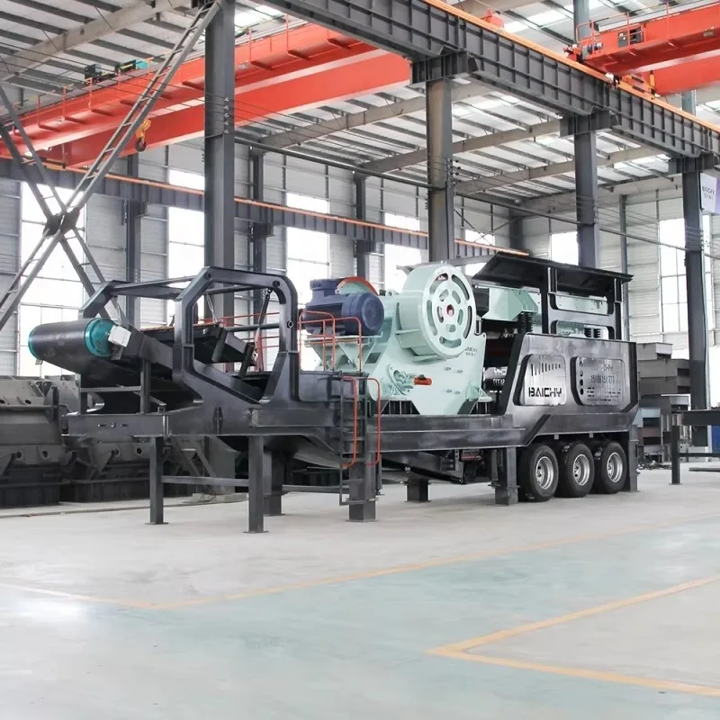 Affordable Easy Operation Low Noise Stone Processing Crushing Screening Machine Mobile Hammer Crusher Plant