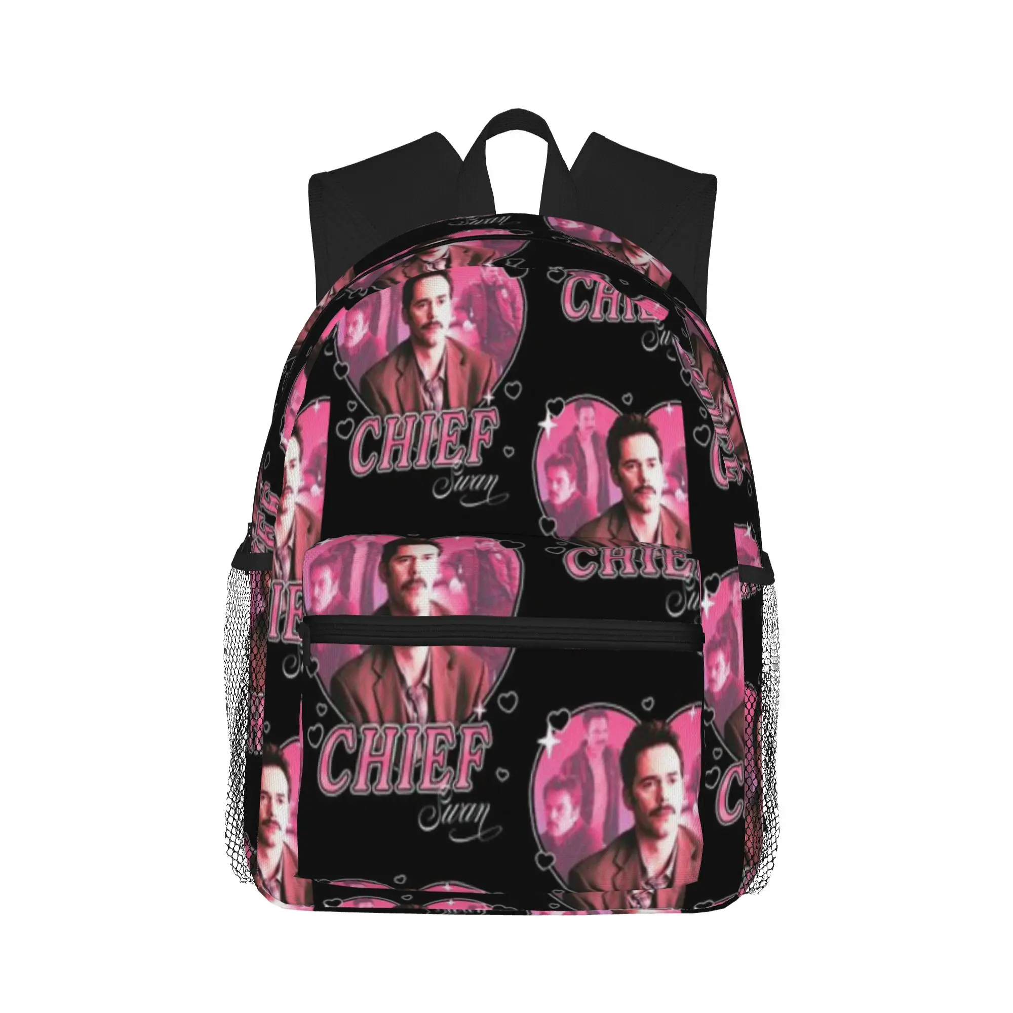 Chief Charlie Swan Hearts Twilight Dad Crush Movie Graphic  Casual Backpack for Students and Adults Bag