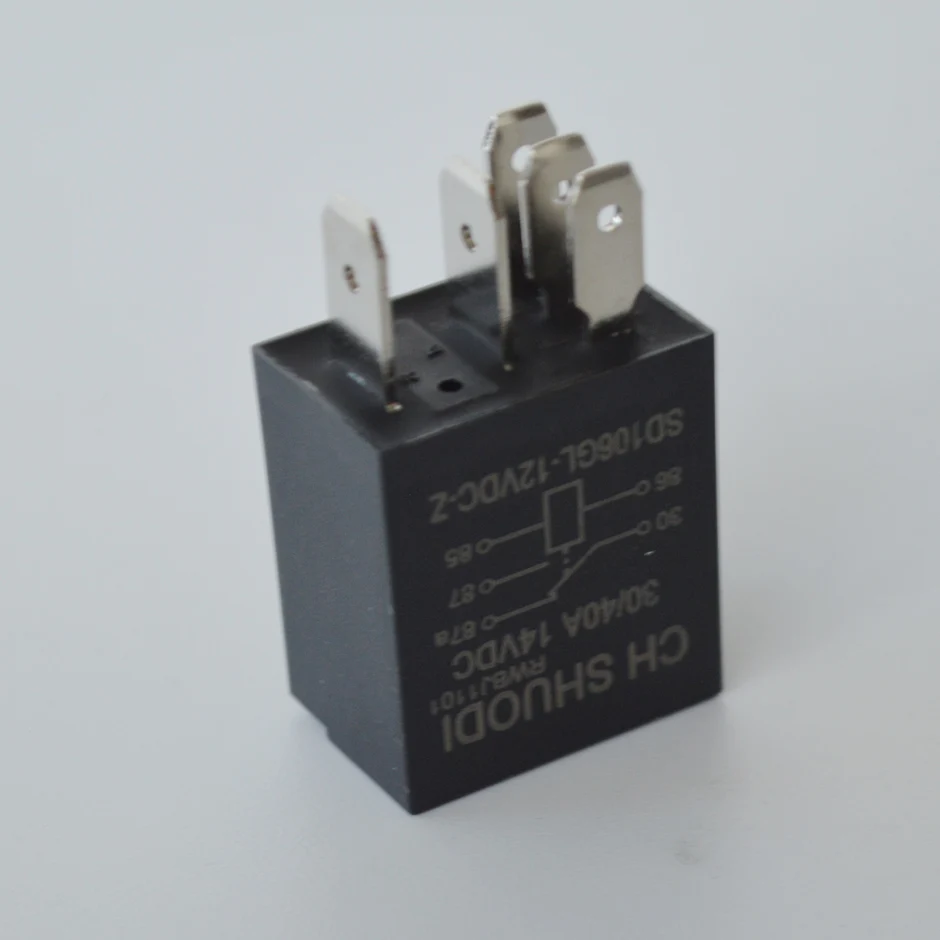 Car Relay DC12V 40A Rated Current SPDT 4 or 5 Pins Car Automotive Alarm Relay 40 Amp for Vehicle