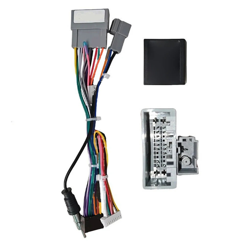 16-Pin For Android Radio Large-screen Cable Power Connector CANBUS Mid-To-High-End For Honda Fit 2021 Electronics Accessory