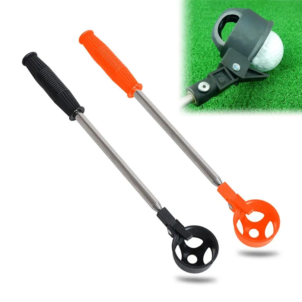 

195cm Retractable Golf Ball Picker Stainless Steel Training Locking Golf Automatic Outdoor Portable Picking Shovel Tools Ai A0k9