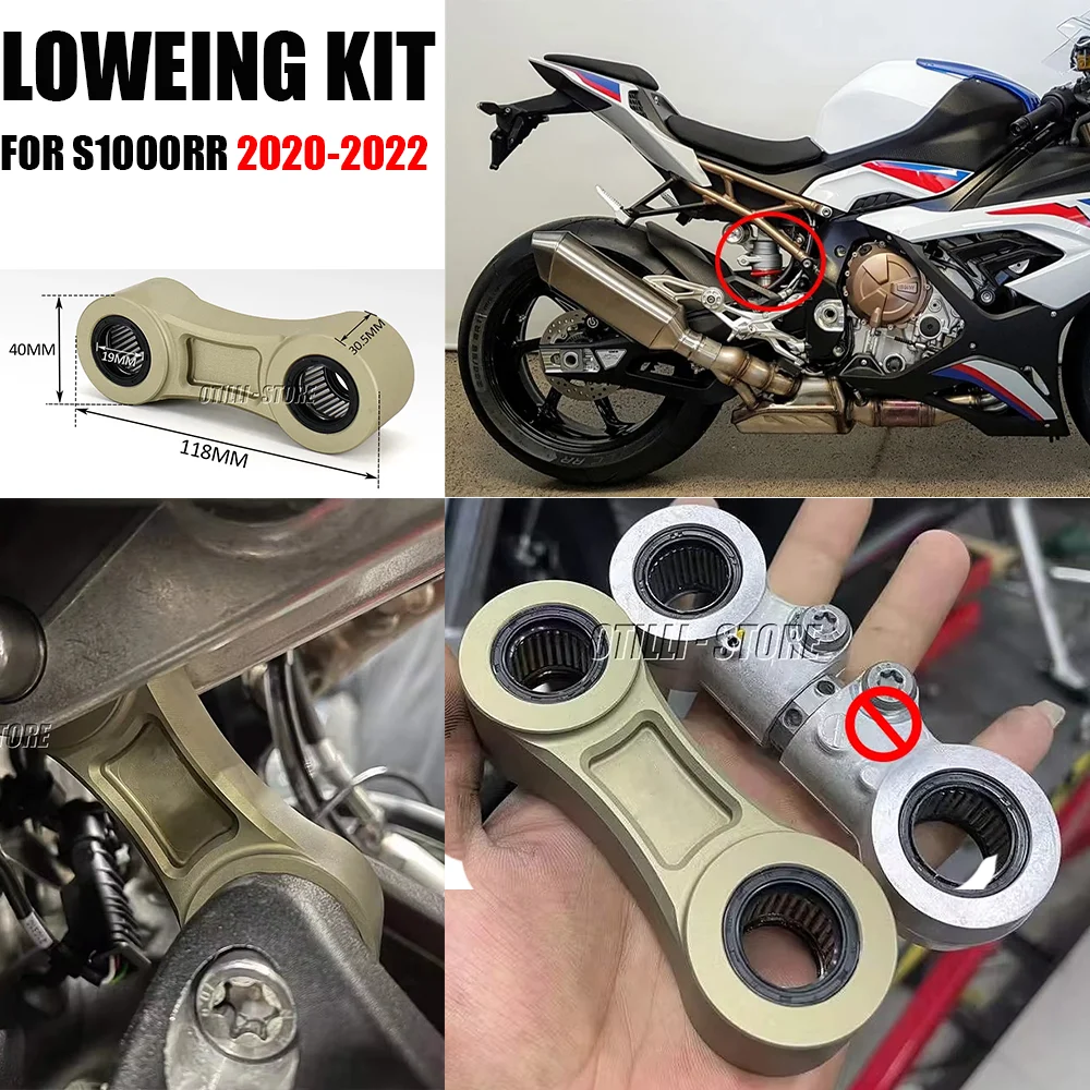 Kit de descenso de asiento de jinete ajustable, accesorios de motocicleta para BMW S1000RR S 1000 RR S1000 RR S 1000RR 2020 2021 2022, 20mm - 25mm