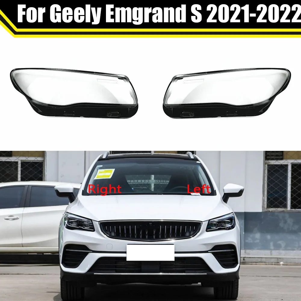 

Auto Head Lamp Light Case For Geely Emgrand S 2021 ​2022 Car Front Headlight Lens Cover Lampshade Lampcover Caps Headlamp Shel