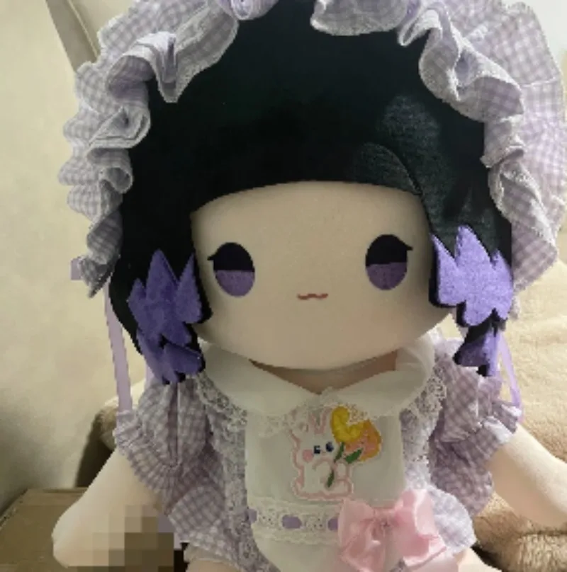 

40 см Demon Slayer Kochou Shinobu плюшевое платье хлопковая кукла одежда для косплея подушка плюшевые уши рождественский подарок игрушки для детей