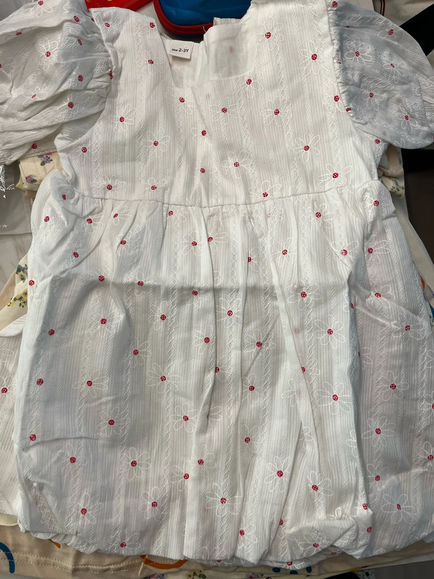 Summer Hot Newborn Baby Girl Dress Girl's Embroidered Round Sleeves Princess Dress Children's Dress 0-3Y Infant Baby Clothes photo review