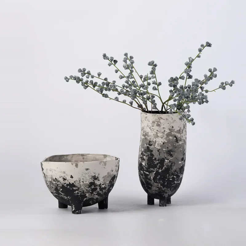 Retro-Keramikvase von Wabi Sand