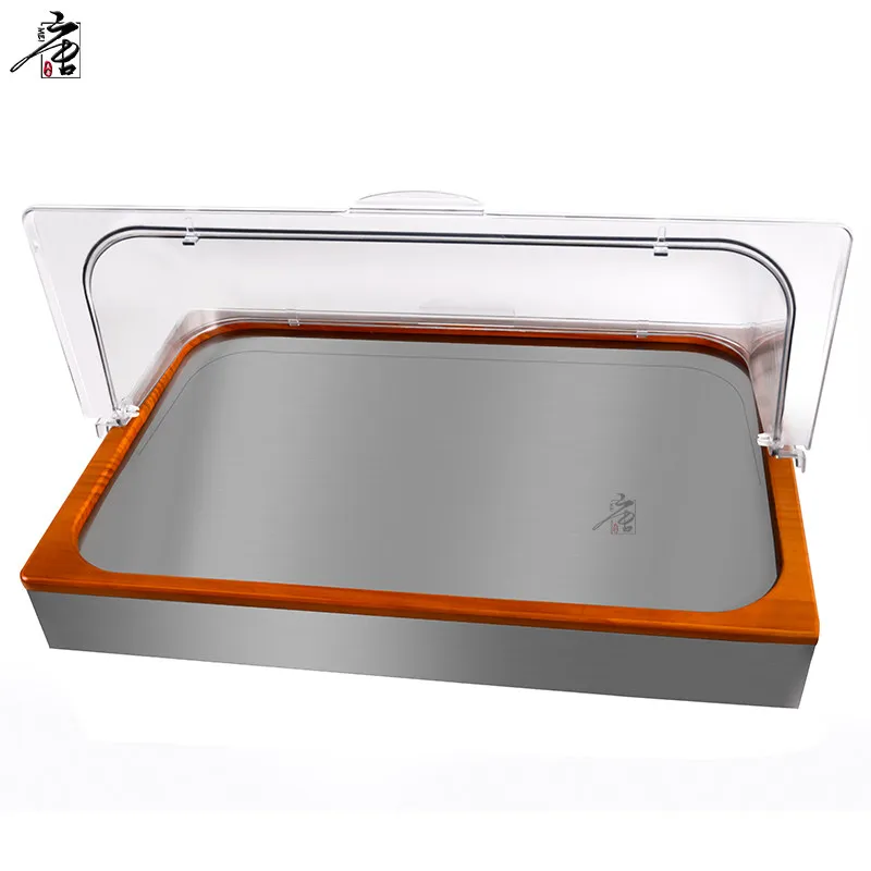 Commercial Insulation Cabinet Heating Insulation Box Egg Tart Open Crisp Pastry Bread Hot Crisp Cabinet Removable Acrylic Cover