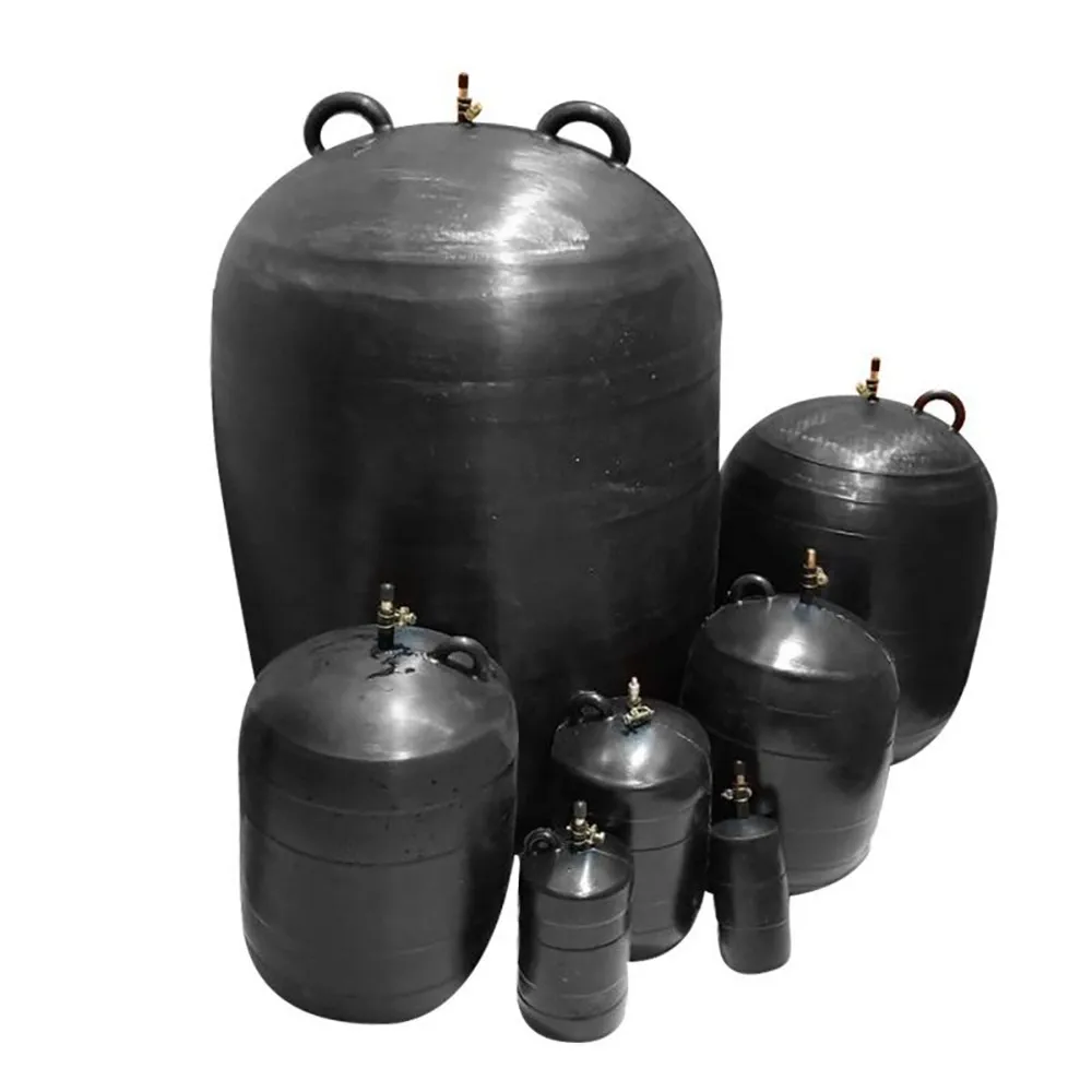 Rubber Water Blocking Airbag Pipeline Leak Sealing Device Pressure Test Ball Fit 50/75/100/150/200/225/250/300/315mm ID Pipe
