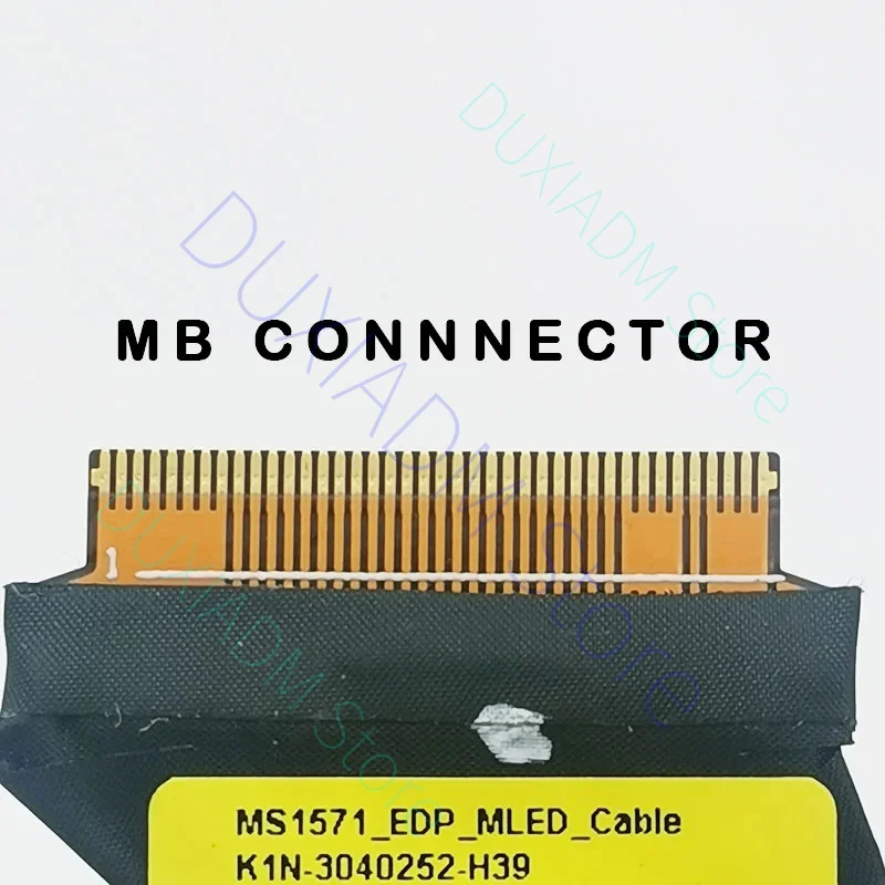 

New LCD Screen Video display cable for MSI Creator Z16 A11UET MS-1571 MS1571 EDP MLED CABLE K1N-3040253-H39 K1N-3040252-H39