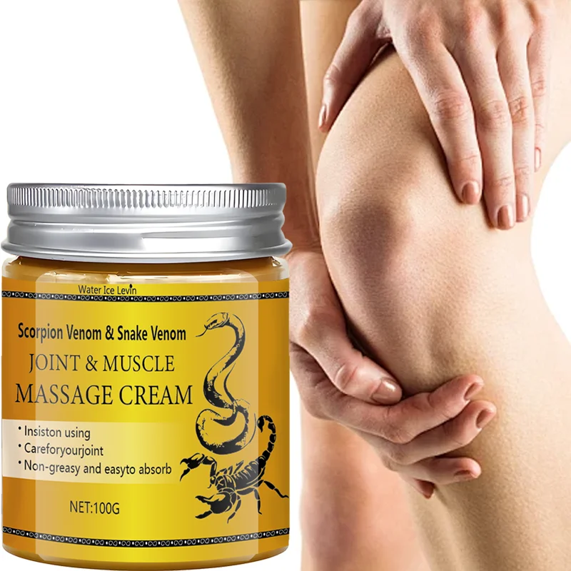 Scorpion Venom Snake Venom Joint Cream Deep Hydration Moisture Lock. Boosts Joint Vitality. Fast Penetrating Relief