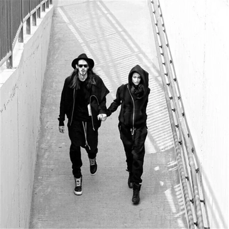 Novos moletons masculinos com zíper cardigan harajuku preto sweatshirts swag estilo skate hip hop streetwear com capuz casaco