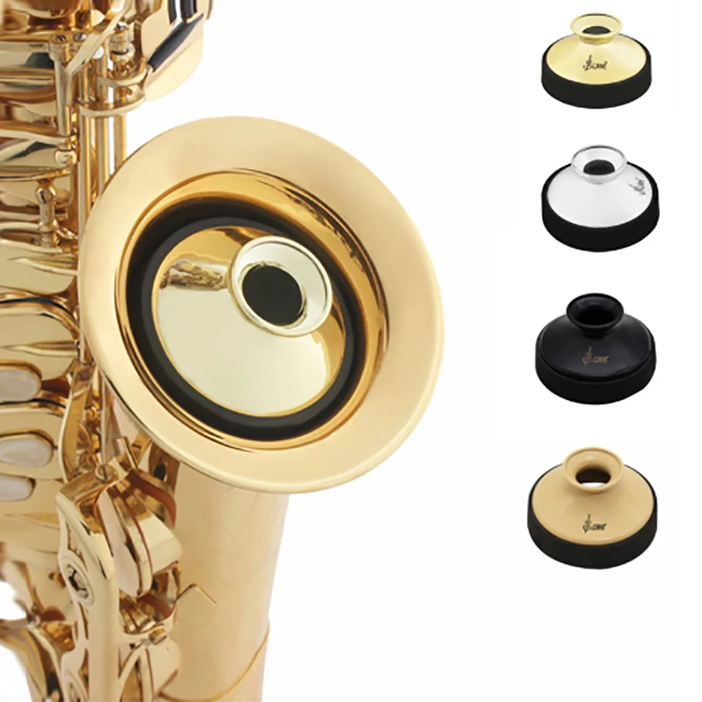 Alto Saxophone Silencer High Quality Woodwind Musical Instrument Accessories Round Light-Weight ABS Mute Dampener for Alto Sax