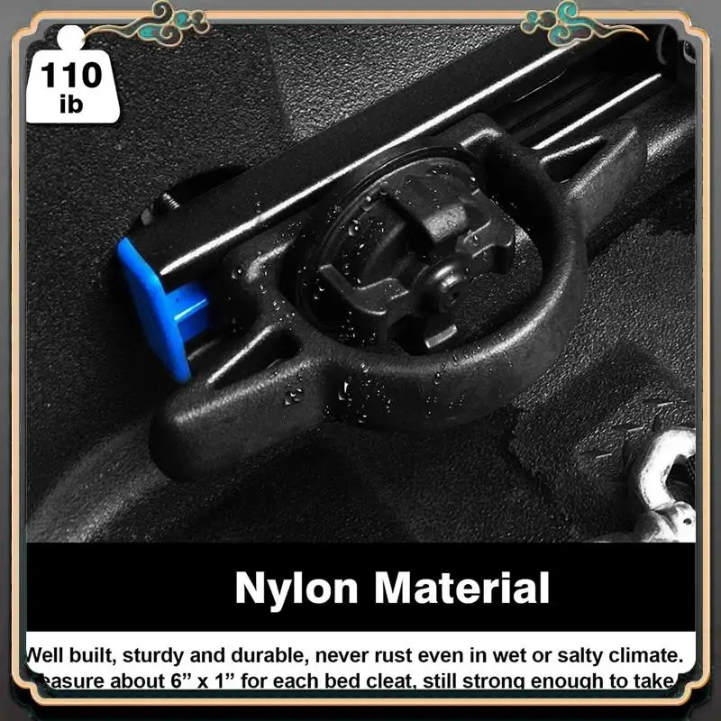 

M45K-Cargo Box Anchor Rear Bucket Handle Black Car Accessories Container Anchor For Toyota Tacoma