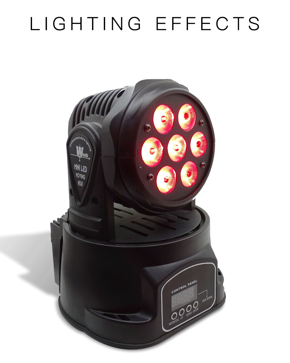 Ersatzteile 7x12w RGBW/7x18w RGBWAUV Moving Head Licht LED Board Bühnenlicht Zubehör – Detail 6