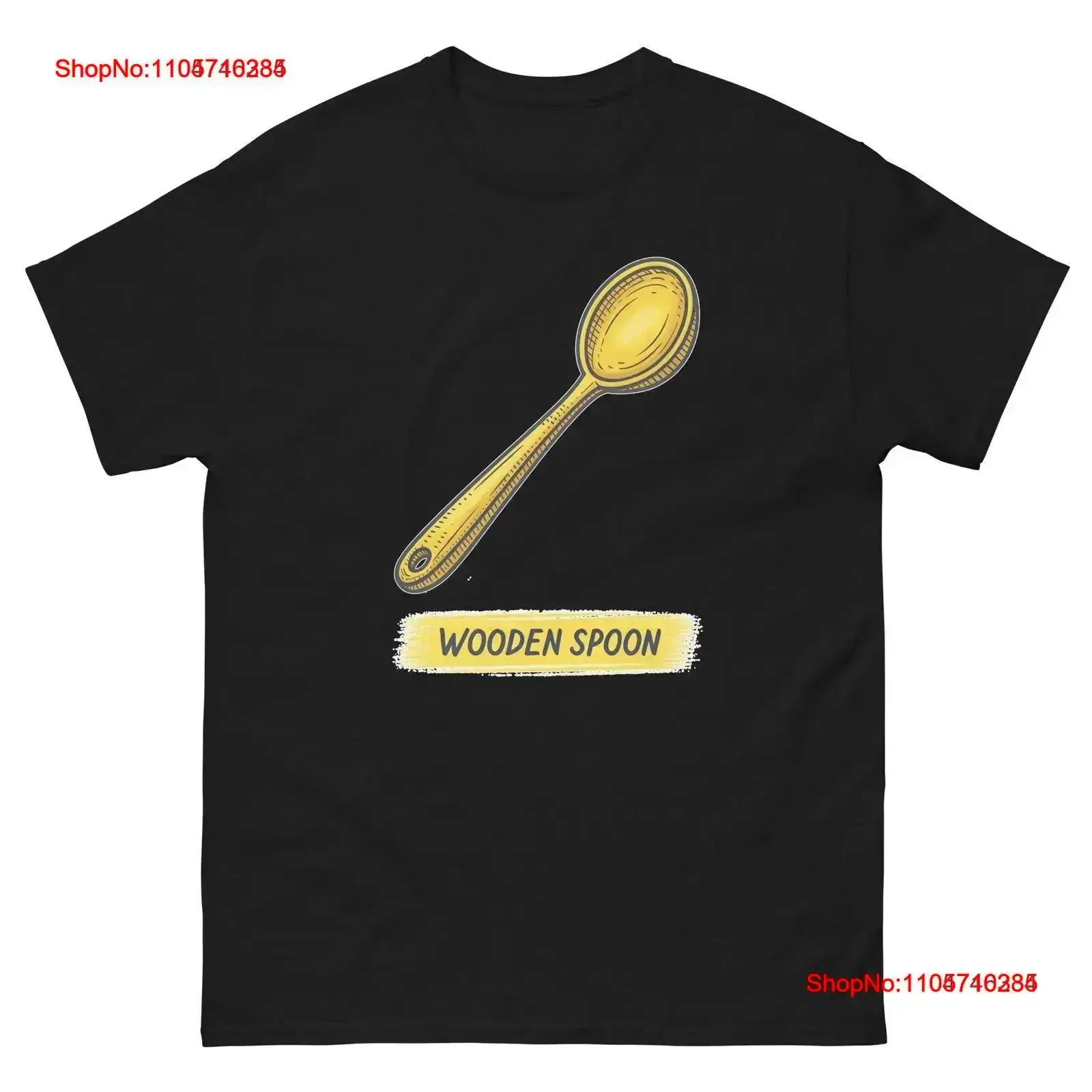 Wooden Spoon Kitchen Home Cooking Culinary Utensil T Shirt vintage Washed Top For Everyday Wear Soft Stretched homme Slightly