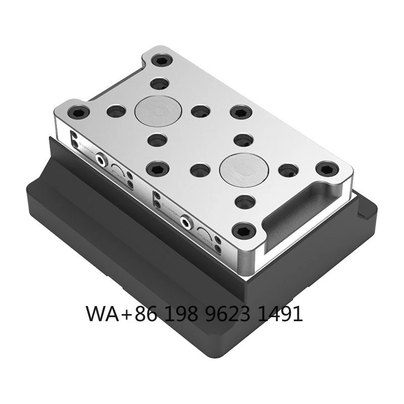 

4/5 Axis Vise Adapter Transition Plate High Accuracy Quick Exchange Metal Riser Block for CNC Milling Workholding