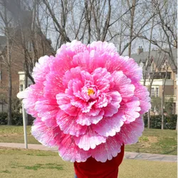 70/80cm Peony Beach Umbrella Shade Fan Dance Stage Dance Performance Props Umbrella Flower Peony Performance Handheld Parasol