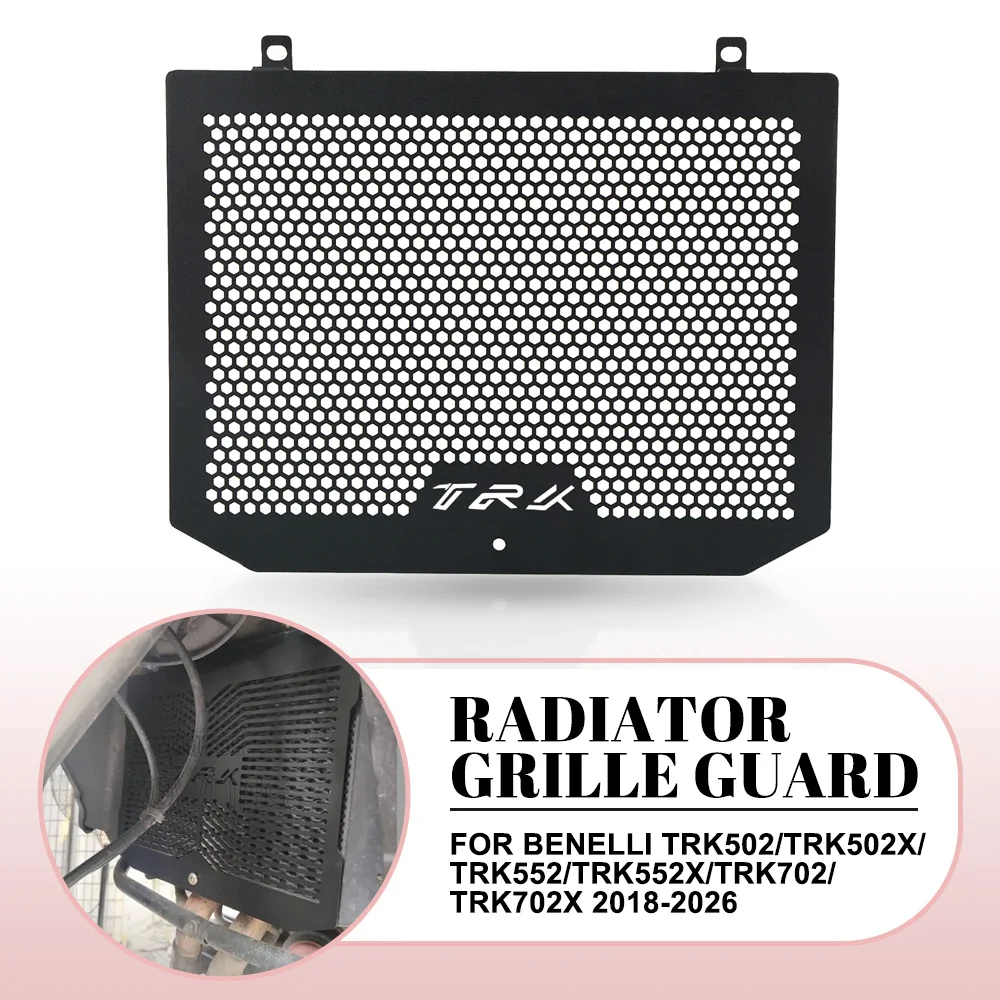 

For Benelli TRK502/TRK502X/TRK552/TRK552X/TRK702/TRK702X 2018-2026 Radiator Guard Covers Oil Cooler Cooling Shield Motorcycle