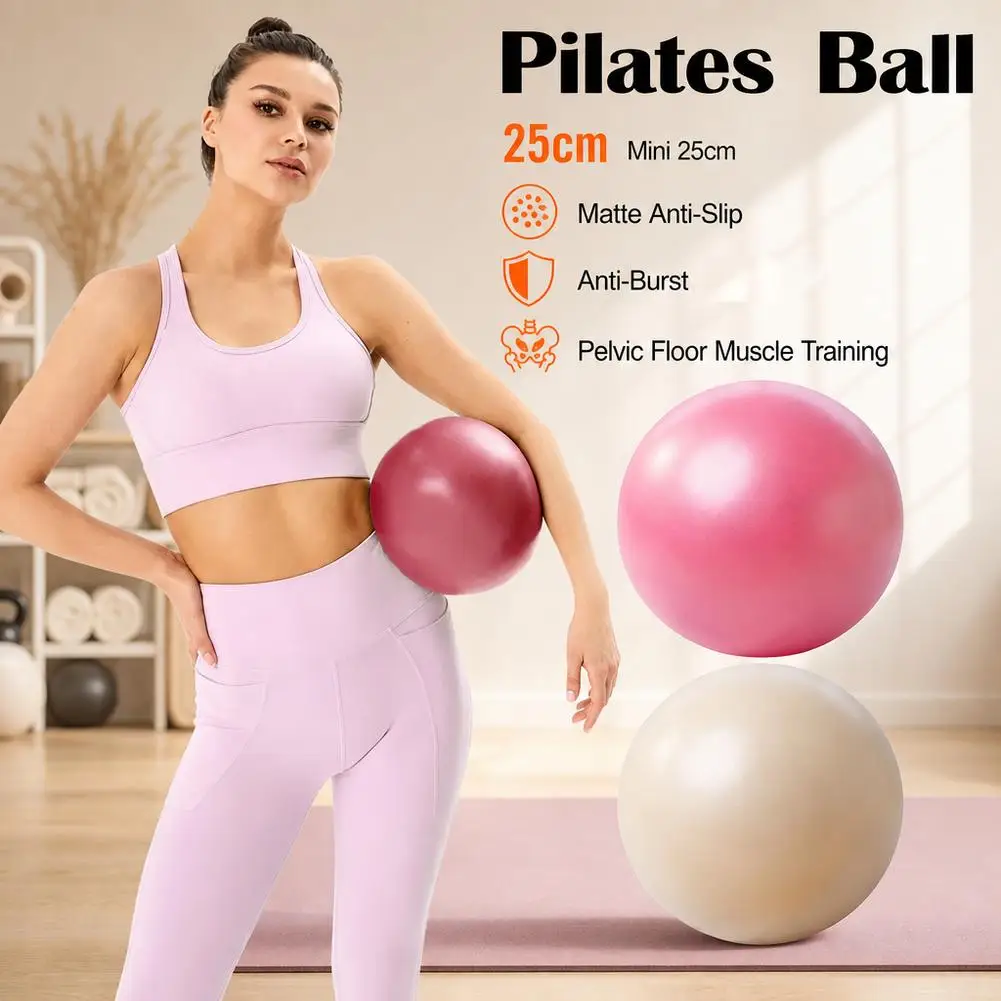 25cm Pilates Ball for Pelvic Floor Muscle Training Specialized Yoga Fitness Ball Proof Home Gym Equipment