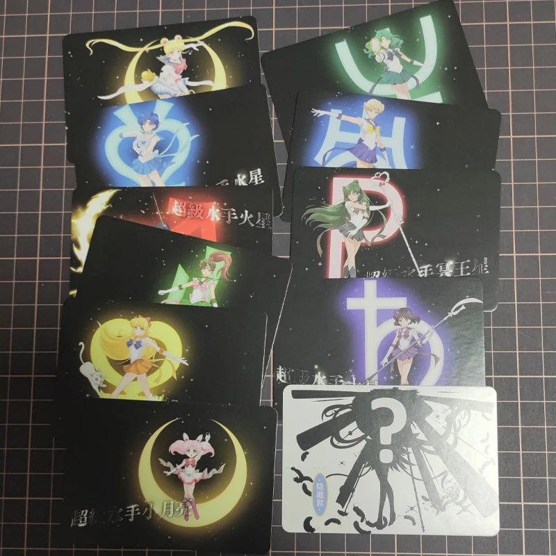 DIY Sailor Moon Tower of Saviors/TOS Linkage Series Refractive Flash Card Anime Peripheral Game Collection Card Holiday Gift