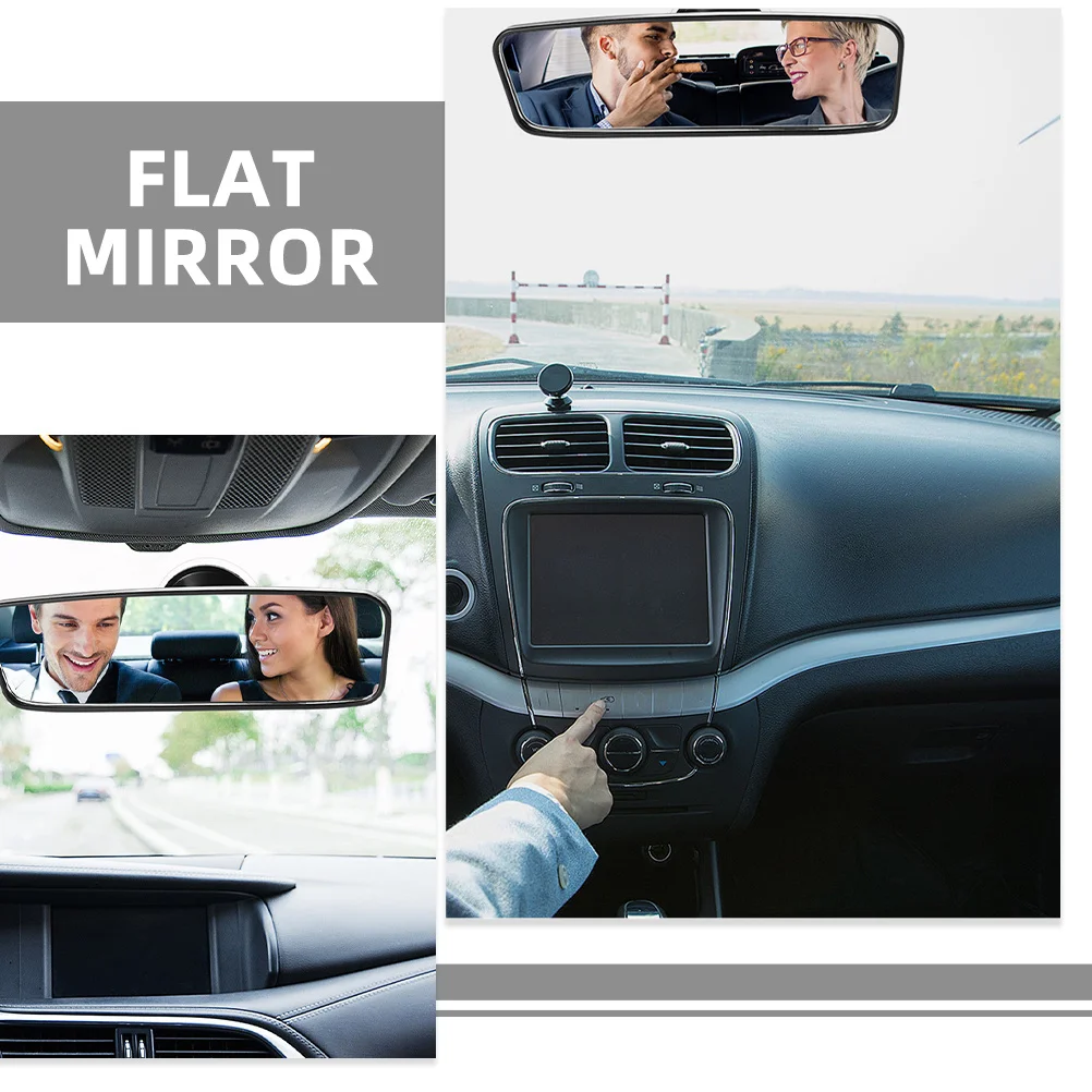 2 قطعة مرآة الرؤية الخلفية للسيارة عالمية قابلة للتعديل كأس شفط أسود مقاوم للكسر مرآة مراقبة سلامة المقعد #2