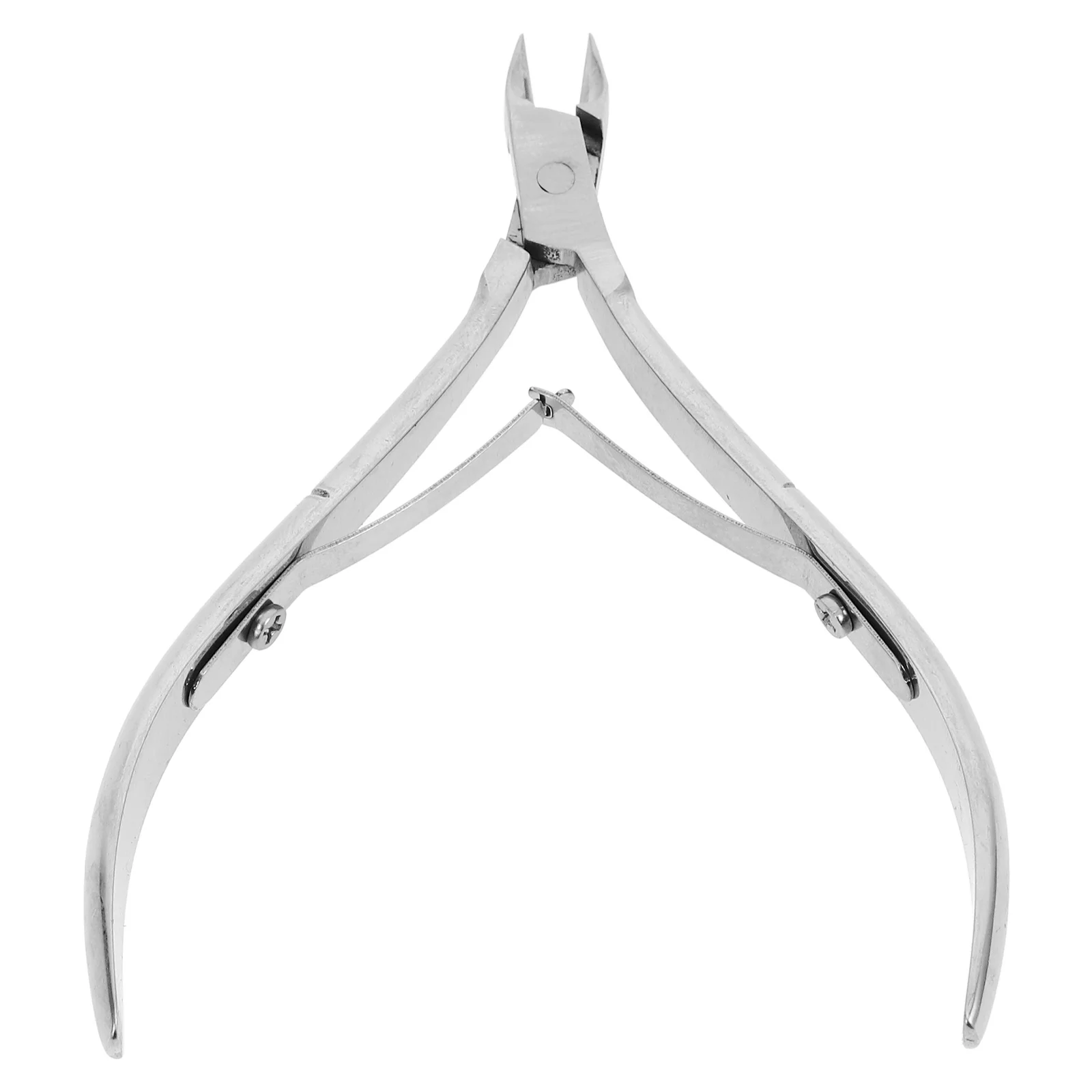 قراص أظافر من الفولاذ المقاوم للصدأ لتقليم البشرة وأظافر القدم، فك طويل، صلابة عالية، مقبض فولاذي ناعم غير قابل للانزلاق، سهل الاستخدام