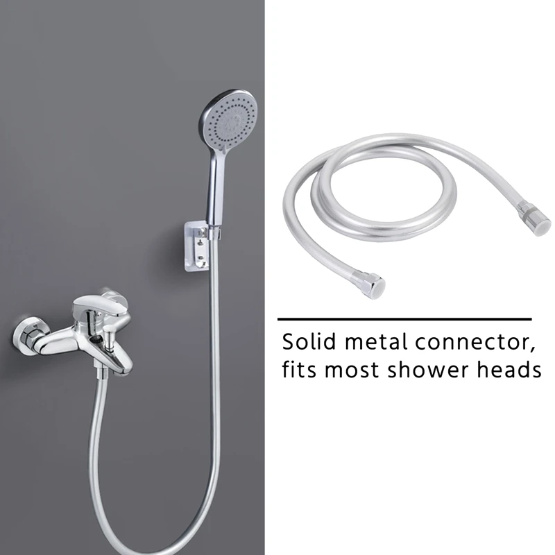 Tubo flessibile per doccia liscio Anti-avvolgimento in PVC ad alta pressione per soffione doccia portatile da bagno tubo flessibile per doccia