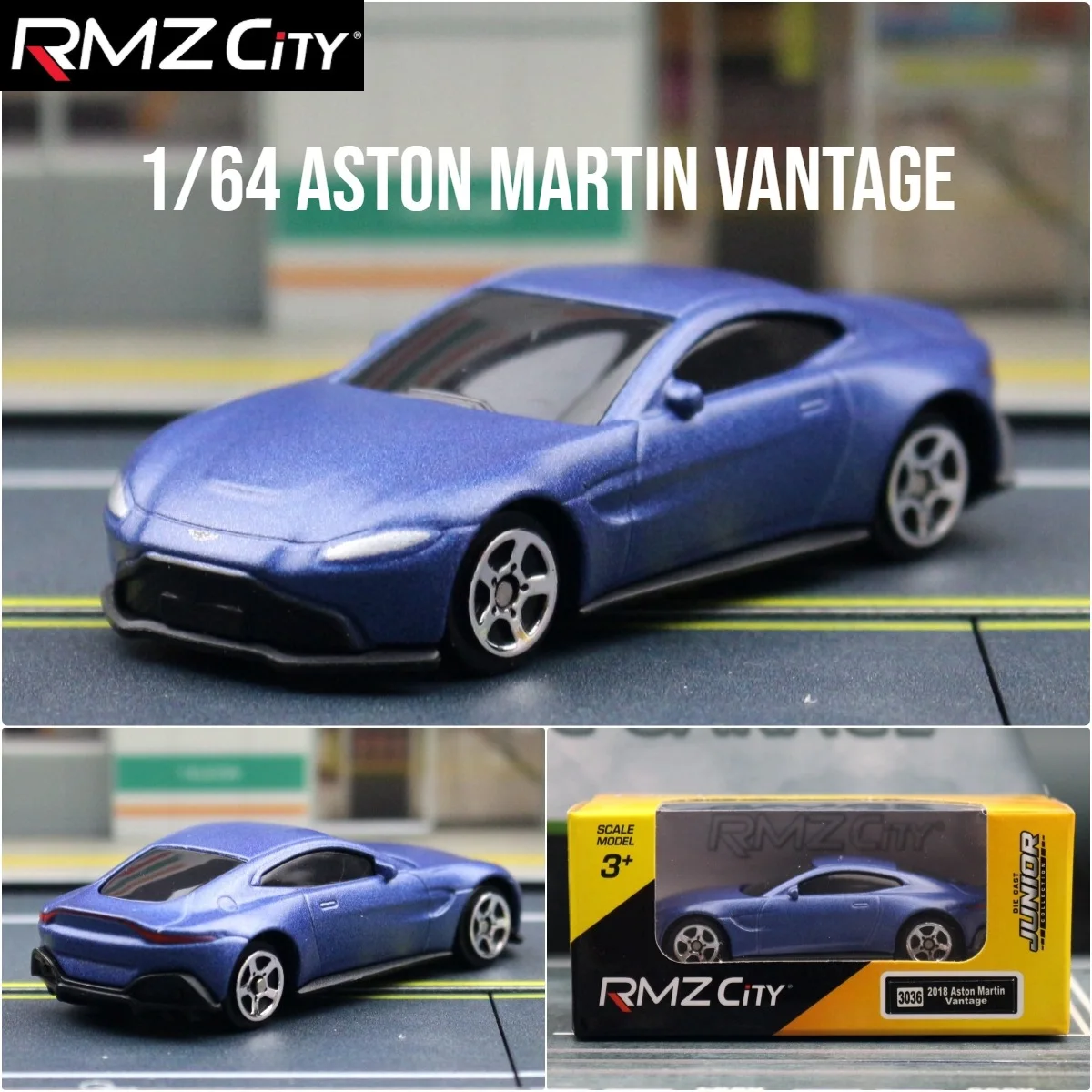 1:64 2018 Aston Martin Vantage Ford Nissan Replica Diecast Model Car– Perfect Addition to Scale Mini Car Miniature Collection