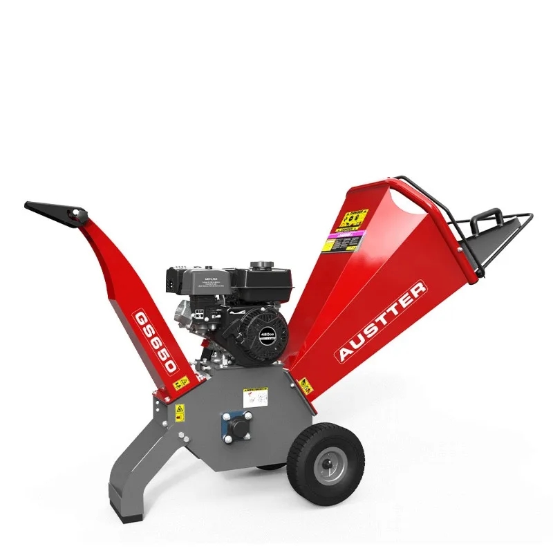 Top Sale Powerful 6.5Hp Gasoline Engine Home Yard Garden Farm Use Portable Shredder Chipping Machine Wood Chipper