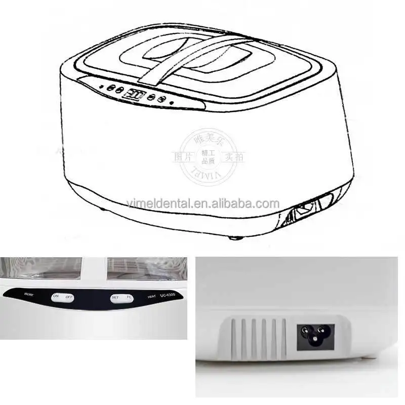 Ultrasonic Cleaner Bath Timer for Jewelry Parts Glasses Manicure Stones Cutters Dental Razor Brush Ultrasound Sonic Boxc